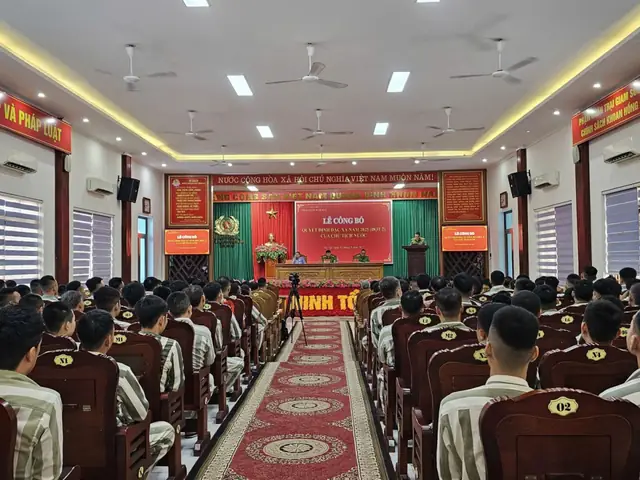 Trại Giam Suối Hai Công Bố Quyết Định Đặc Xá Đợt 2 Năm 2025 Cho ...