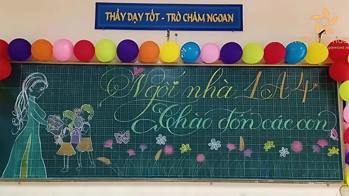 Mẫu Trang Trí Bảng 20/11 Sử Dụng Bóng Bay Mẫu Trang Trí Bảng 20/11 Sử Dụng Bóng Bay