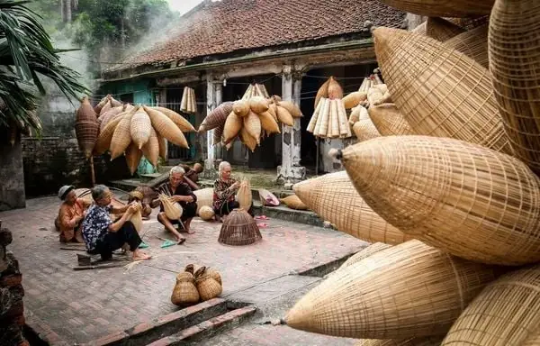 Trang Trí Tết Cổ Truyền Bằng Các Sản Phẩm Mây Tre Thủ Công Trang Trí Tết Cổ Truyền Bằng Các Sản Phẩm Mây Tre Thủ Công