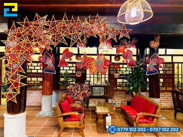 Trang Trí Trung Thu Tại Nhà Cho Phòng Khách