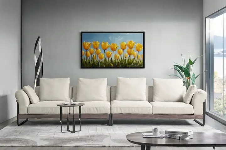 Tranh Hoa Tulip Vàng