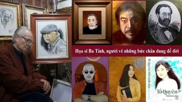 Họa Sĩ Ba Tỉnh, Người Vẽ Những Bức Chân Dung Để Đời ... Họa Sĩ Ba Tỉnh, Người Vẽ Những Bức Chân Dung Để Đời ...