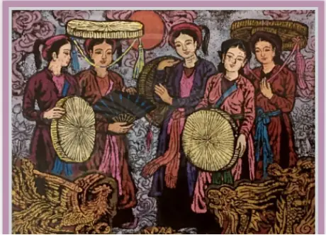 Hình Ảnh Cho Tranh Vẽ Lễ Hội Hát Quan Họ: