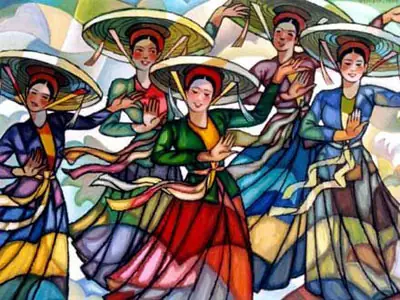 Hình Ảnh Cho Tranh Vẽ Lễ Hội Hát Quan Họ: