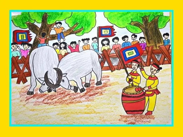 Hình Ảnh Cho Tranh Vẽ Lễ Hội Hát Quan Họ: