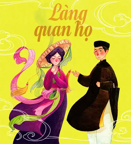 Hình Ảnh Cho Tranh Vẽ Lễ Hội Hát Quan Họ: