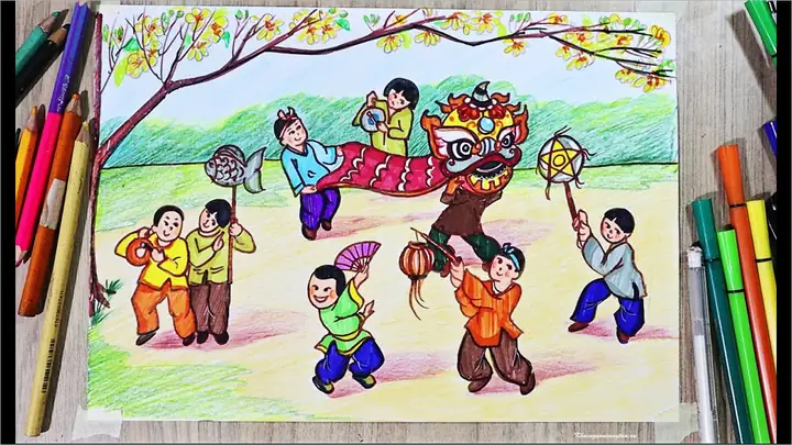 Hình Ảnh Cho Tranh Vẽ Lễ Hội Hát Quan Họ: