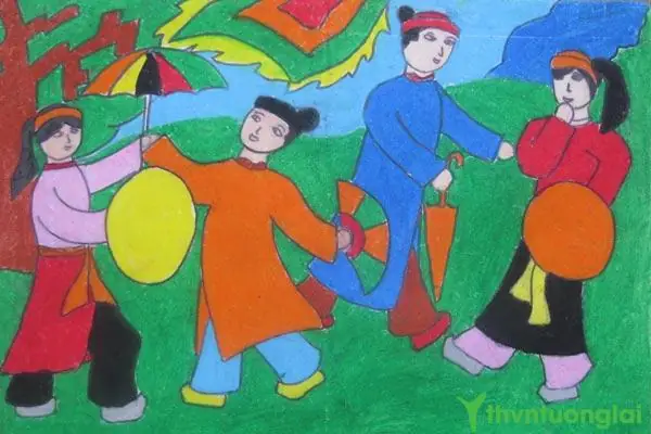 Hình Ảnh Cho Tranh Vẽ Lễ Hội Hát Quan Họ: