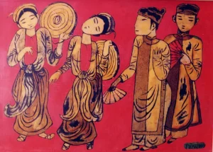Hình Ảnh Cho Tranh Vẽ Lễ Hội Hát Quan Họ: