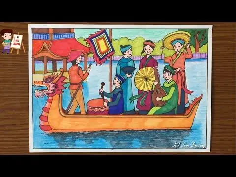 Hình Ảnh Cho Tranh Vẽ Lễ Hội Hát Quan Họ: