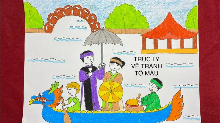 Hình Ảnh Cho Tranh Vẽ Lễ Hội Hát Quan Họ: