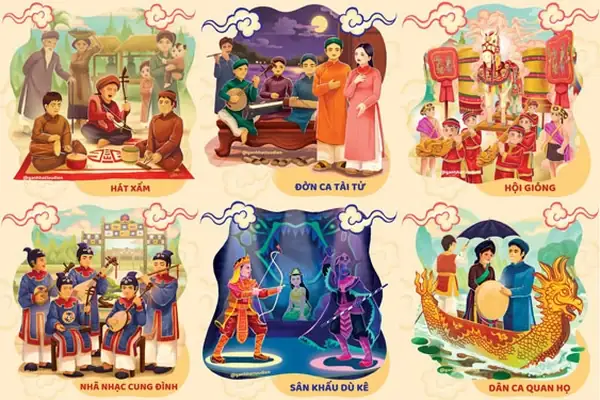 Hình Ảnh Cho Tranh Vẽ Lễ Hội Hát Quan Họ: