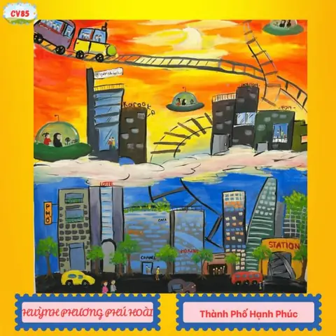 Chủ Đề Vẽ Tranh Thành Phố Tương Lai Phổ Biến Nhất Cho Học Sinh