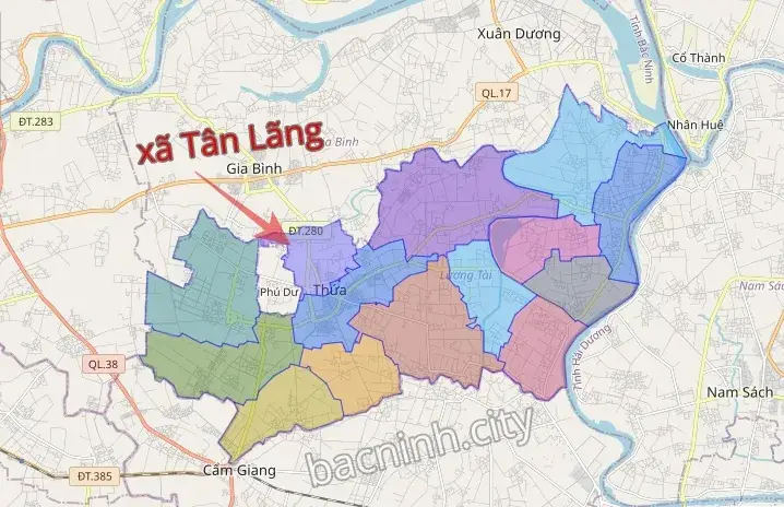 Bản Đồ Quy Hoạch Sử Dụng Đất Xã Tân Lãng, Huyện Lương Tài, Bắc ...