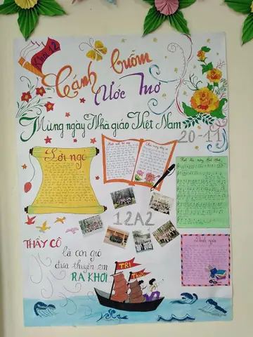 Vẽ Báo Tường Ngày 20 11