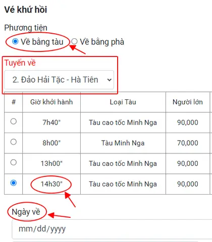 Đặt Vé Tàu Đi Đảo Hải Tặc (kiên Giang)