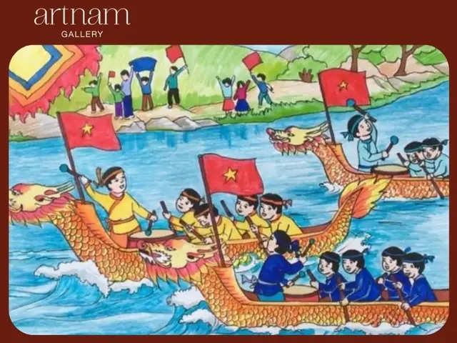 Tranh Vẽ Các Trò Chơi Dân Gian Khác