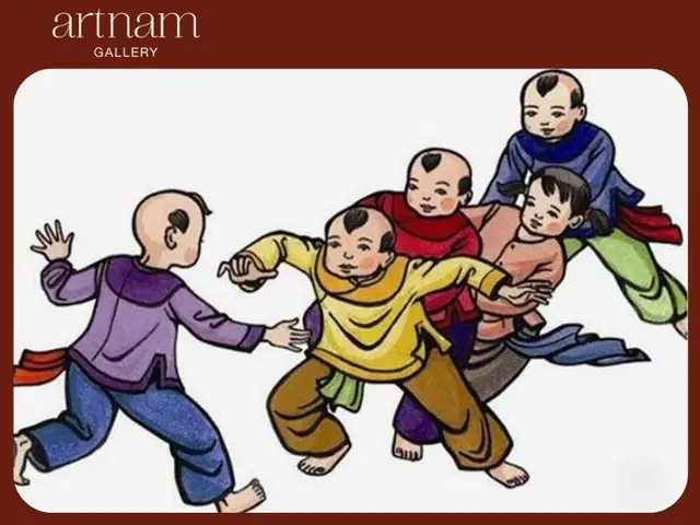 Tranh Vẽ Trò Rồng Rắn Lên Mây