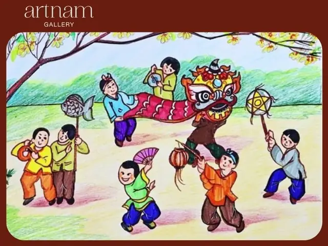 Tranh Vẽ Các Trò Chơi Dân Gian Khác