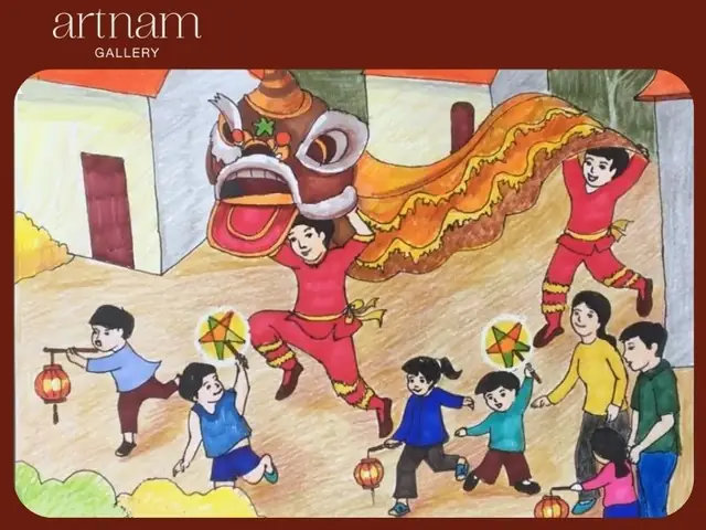 Tranh Vẽ Các Trò Chơi Dân Gian Khác