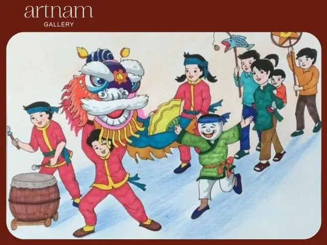 Tranh Vẽ Các Trò Chơi Dân Gian Khác