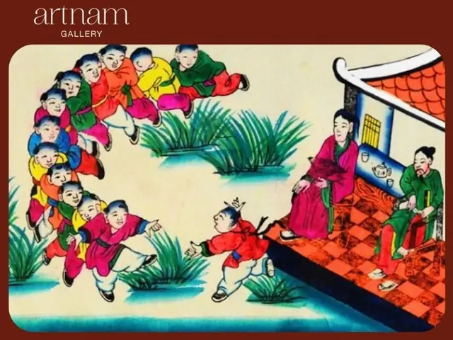 Tranh Vẽ Trò Rồng Rắn Lên Mây