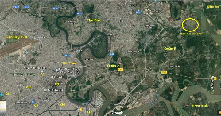 Địa Chỉ Dự Án Vinhomes Grand Park Quận 9 | Vị Trí Vincity Quận 9