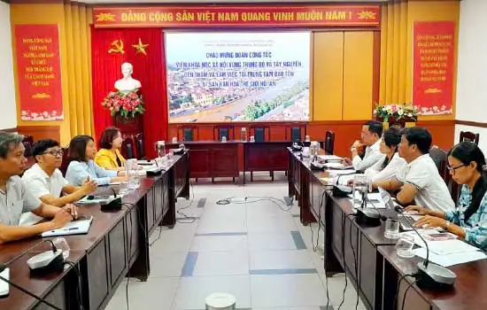 Đón Tiếp Và Làm Việc Với Đoàn Công Tác Viện Khoa Học Xã Hội Vùng ...