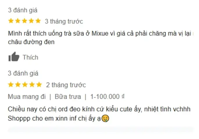 Chìm Đắm Với Trà Sữa Tại Mixue Vincom Bắc Từ Liêm