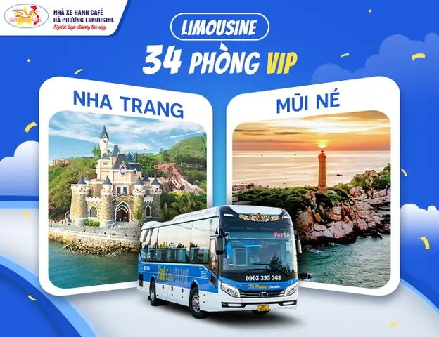 Xe Limousine Nha Trang - Mũi Né - Sài Gòn Xe Limousine Nha Trang - Mũi Né - Sài Gòn