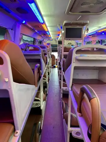 Nội Thất Xe Khách Thành Lý Đi Nha Trang Cam Ranh Từ Tam Quan, Bồng Sơn