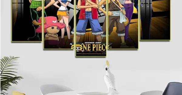 Tranh Treo Tường Hoạt Hình Đảo Hải Tặc - One Piece | Tuongvip.vn