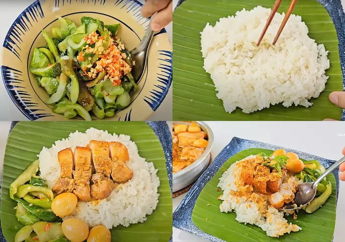 Các Bước Làm Xôi Thịt Kho Tàu Các Bước Làm Xôi Thịt Kho Tàu