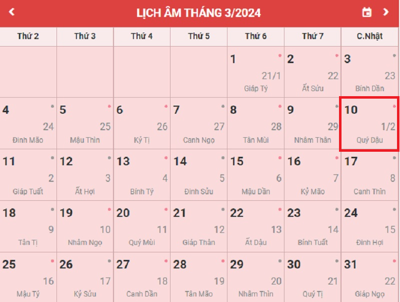 10 3 âm là ngày gì - Hình 2