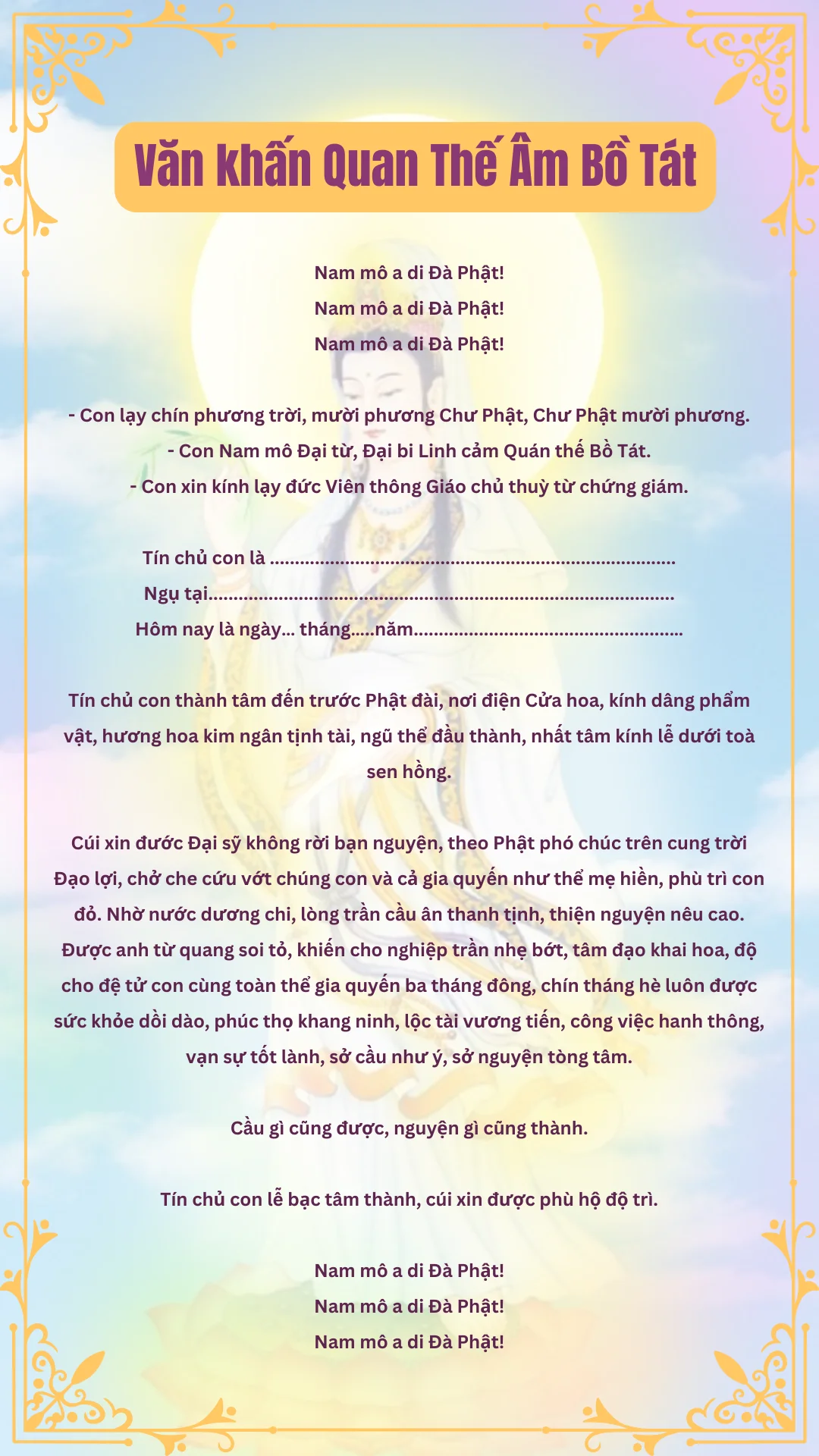 bài cúng cầu an cho người bệnh - Hình 3