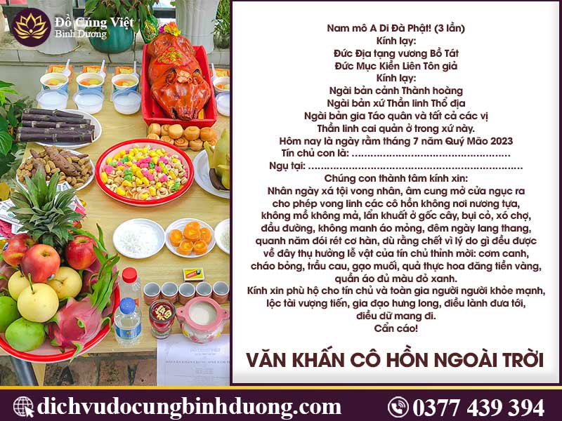 bài cúng cô hồn tháng 7 - Hình 2
