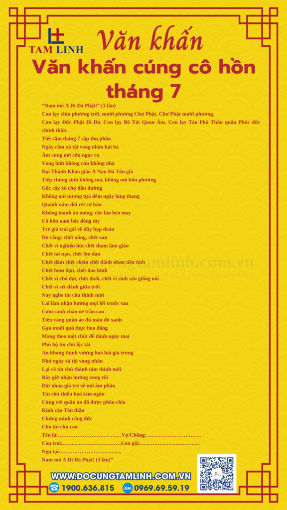 bài cúng cô hồn tháng 7 - Hình 3