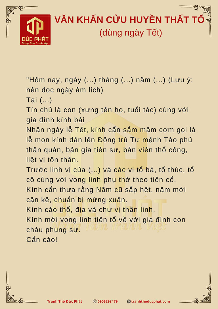 bài cúng cửu huyền - Hình 2