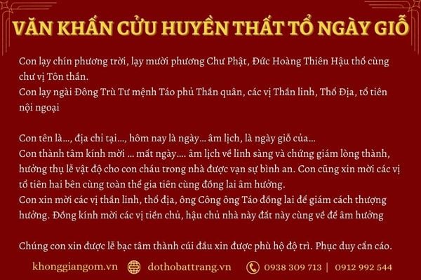 bài cúng cửu huyền thất tổ - Hình 2