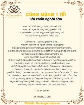 bài cúng đầu năm - Hình 2