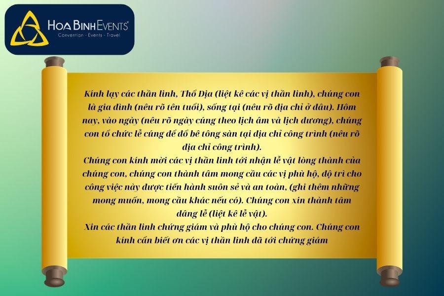 bài cúng đổ bê tông sàn - Hình 4