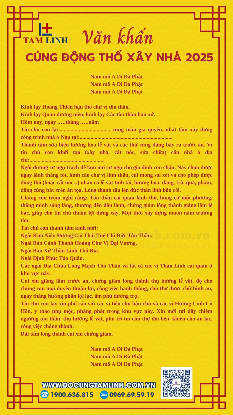 bài cúng động thổ - Hình 2
