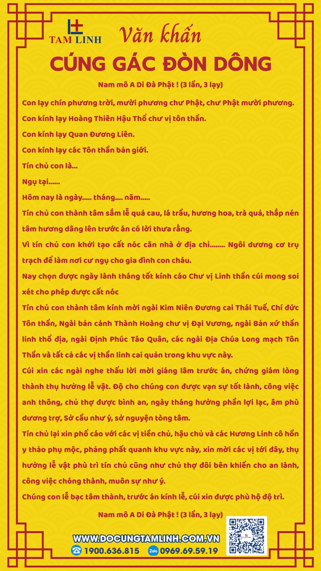 bài cúng gác đòn dông - Hình 1