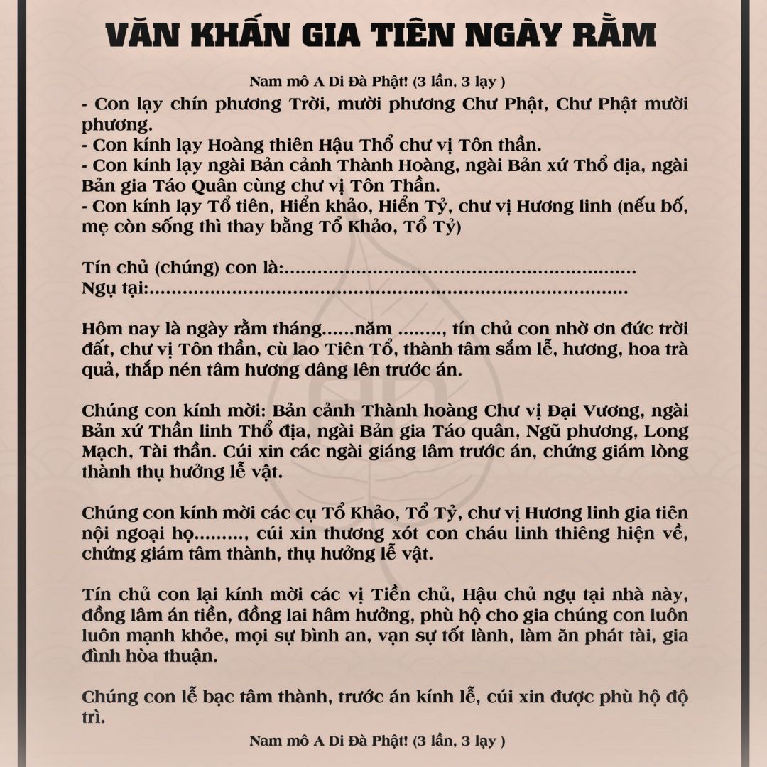bài cúng gia tiên ngày rằm - Hình 5