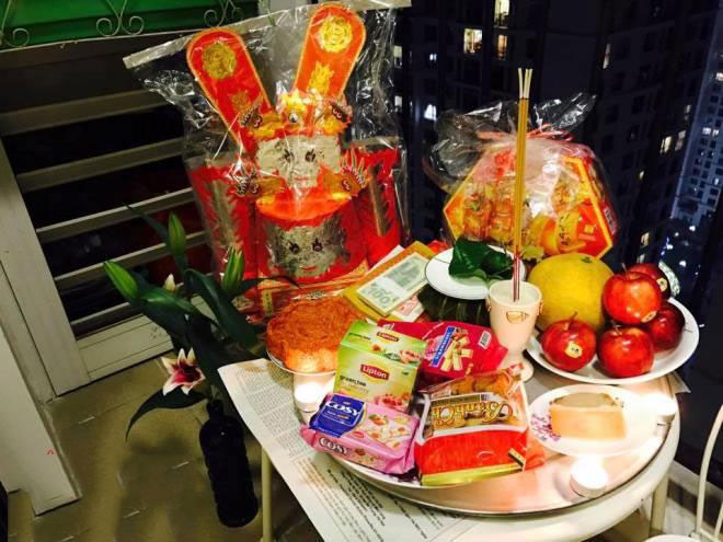 bài cúng giao thừa ngoài sân - Hình 4