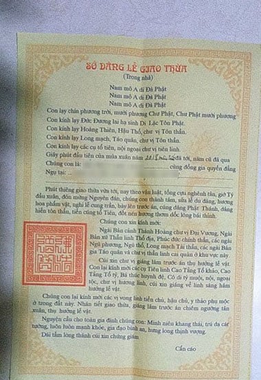 bài cúng giao thừa trong nhà - Hình 5