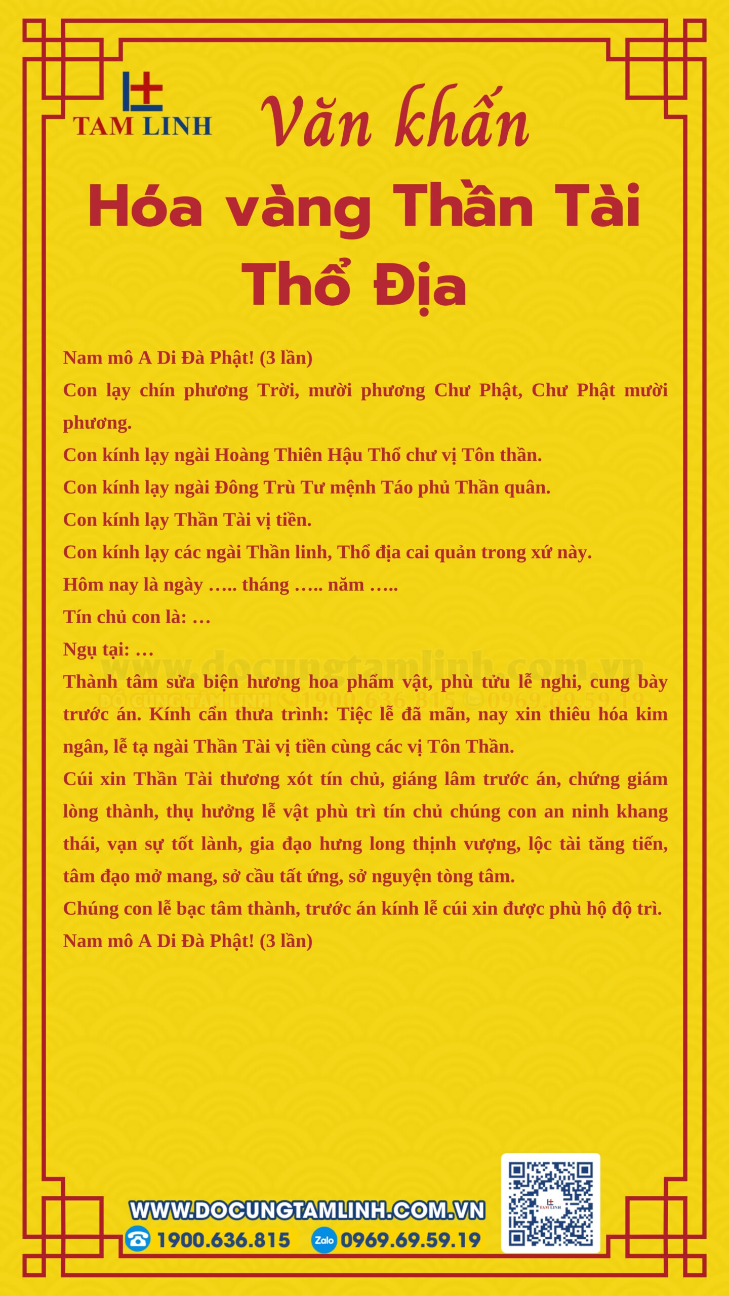 bài cúng hoá vàng - Hình 3