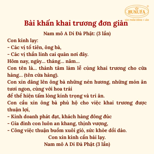 bài cúng khai trương - Hình 2