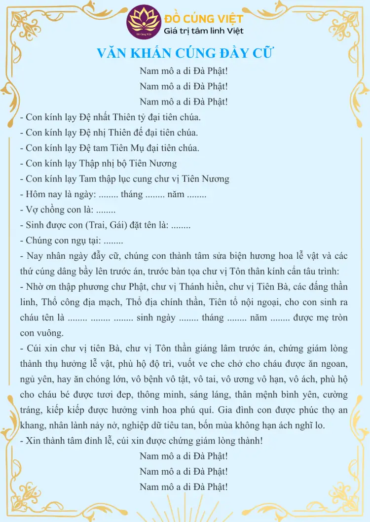 bài cúng mụ cho be trai 7 ngày - Hình 2