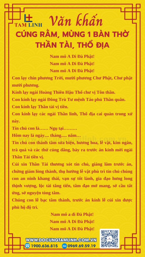 bài cúng mùng 1 hôm rằm - Hình 2